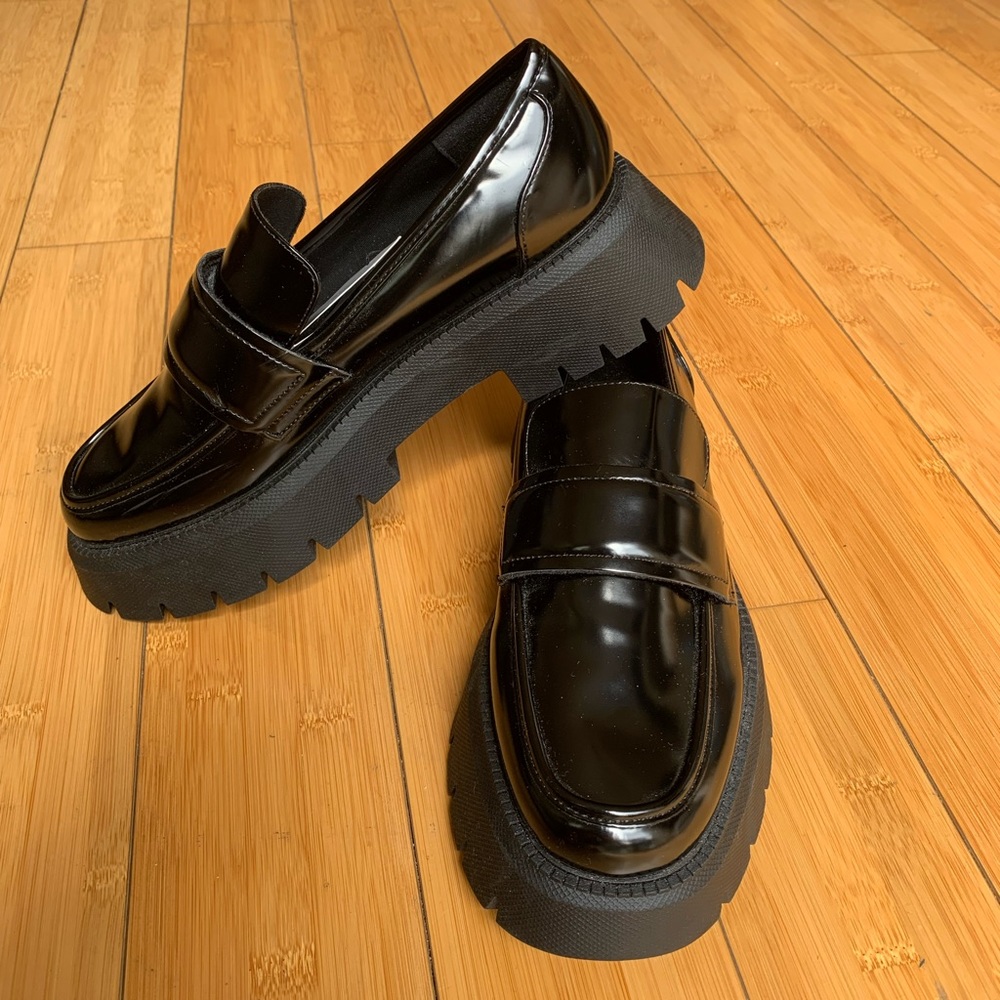 ZARA Rubber Lug Sole Loafer